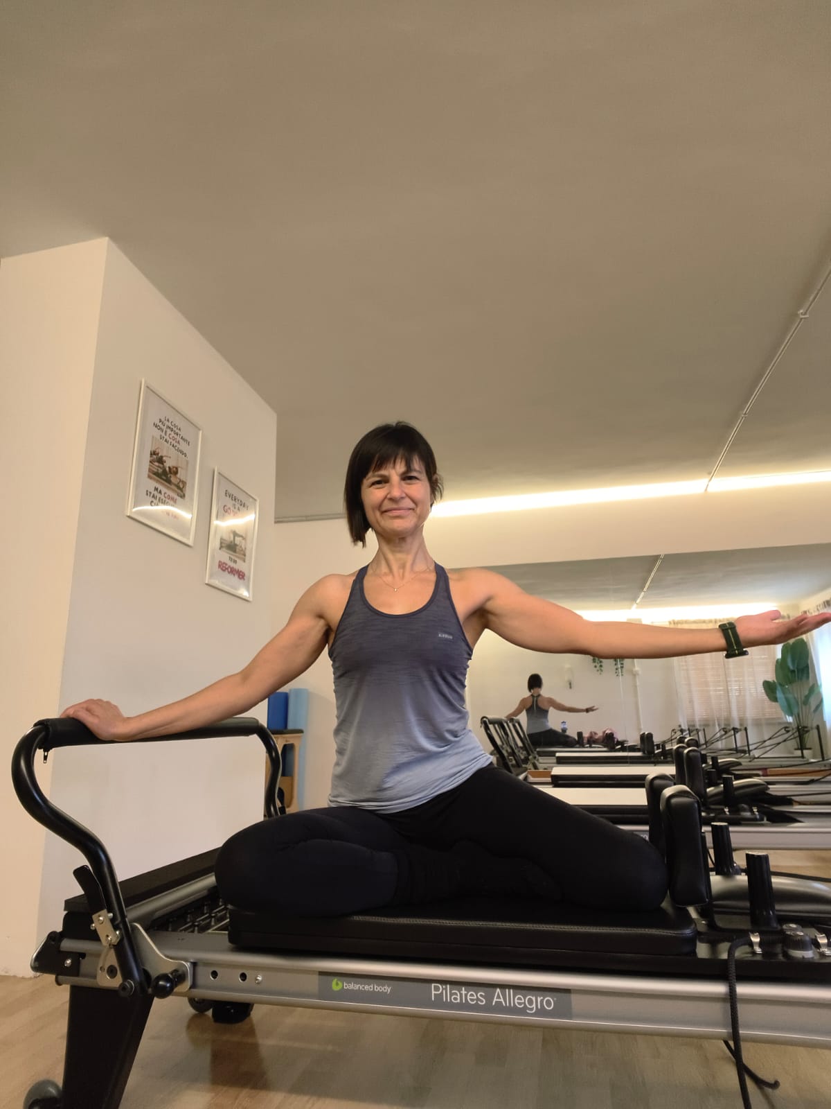 Rosalba insegnante Pilates Matwork e Reformer Blue Gym Monterotondo